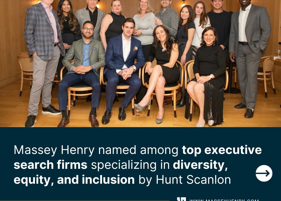 Massey Henry named among top executive search firms specializing in diversity, equity, and inclusion (DEI)