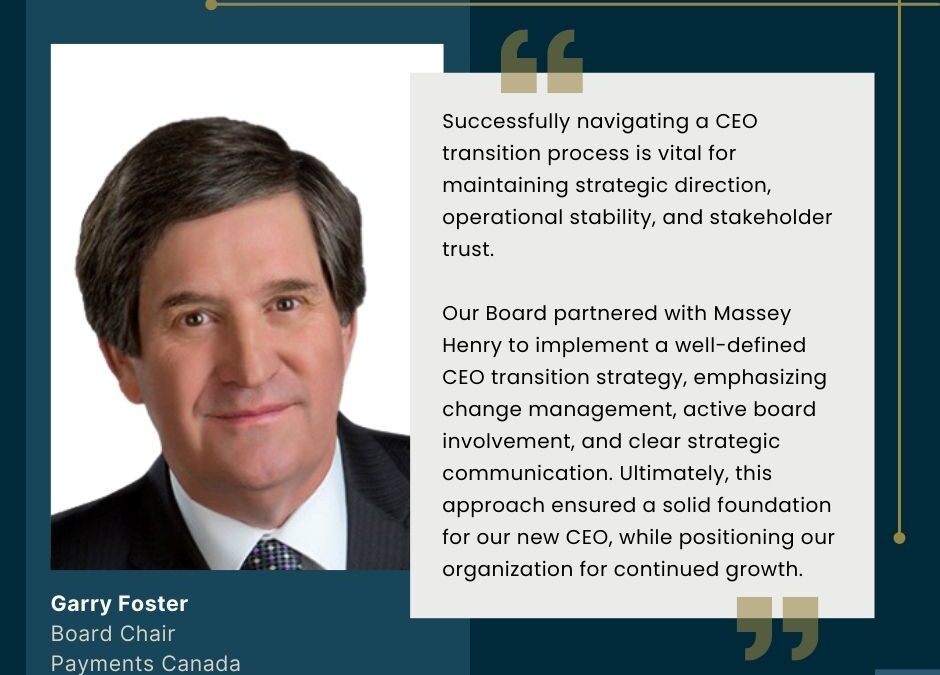 CEO Transition & Onboarding: Ensuring effective leadership change management