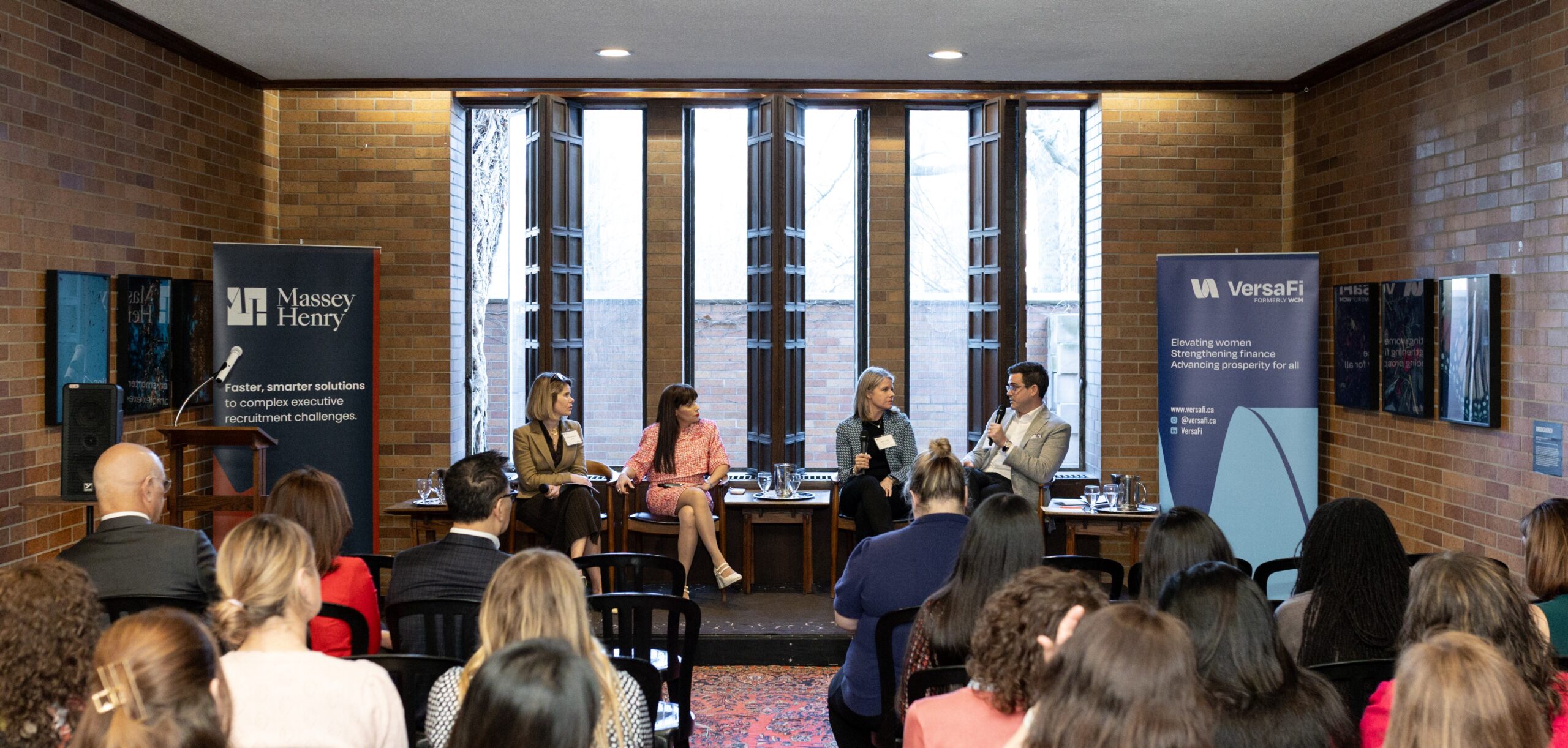 Women in finance leadership panel hosted by Massey Henry and VersaFi
